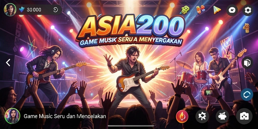 Gameplay ASIA200 yang interaktif dan menarik.