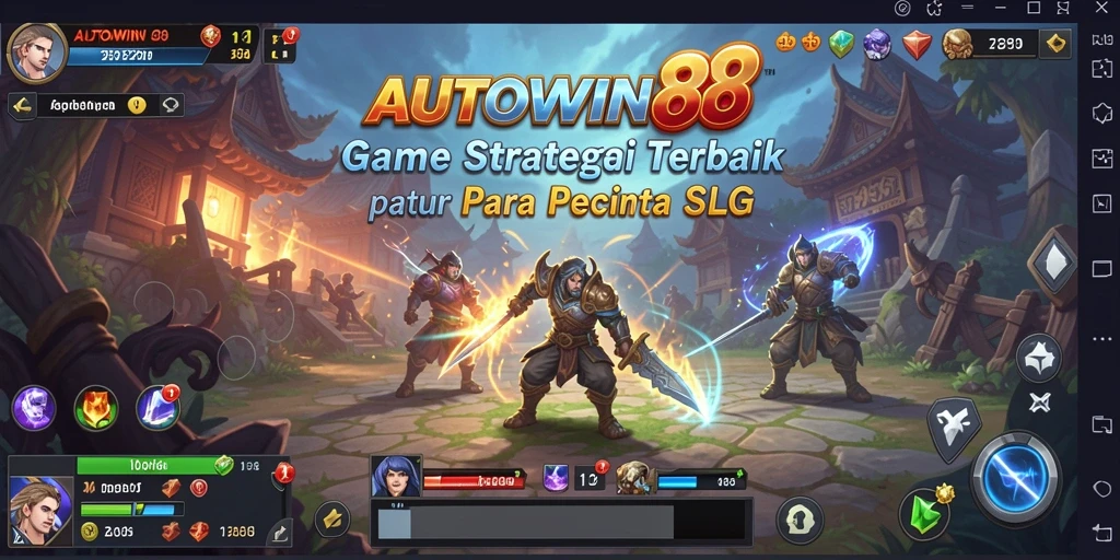 Tangkapan layar menunjukkan aksi seru dalam game SLG AUTOWIN88.