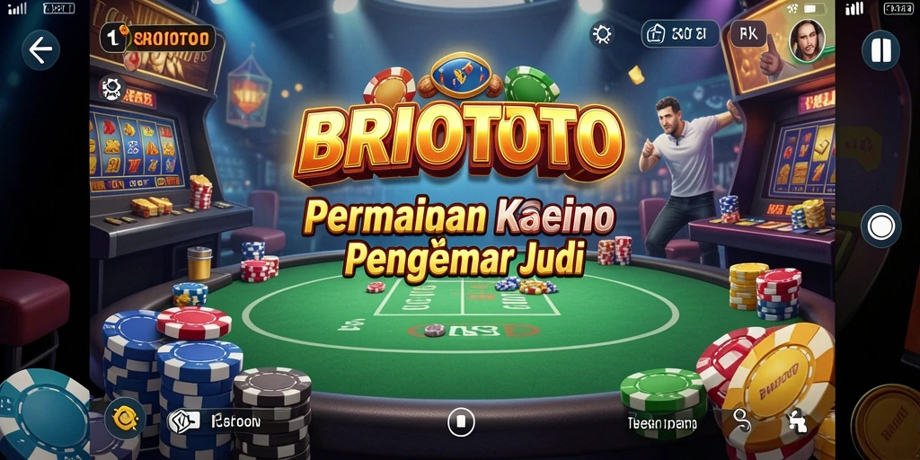 Tampilan gameplay BRIOTOTO yang mengasyikkan di dunia Kasino.