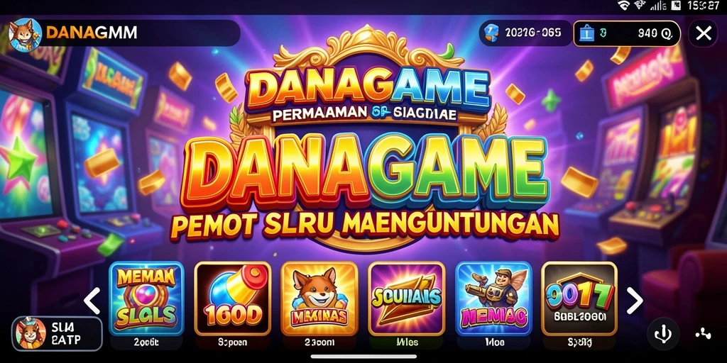 Tampilan gameplay menarik dari DANAGAME saat bermain slot.