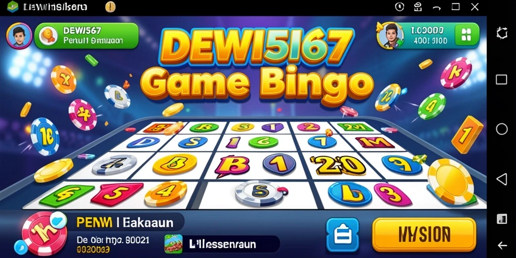 Tampilan menarik dari gameplay DEWI567 yang penuh keseruan Bingo.
