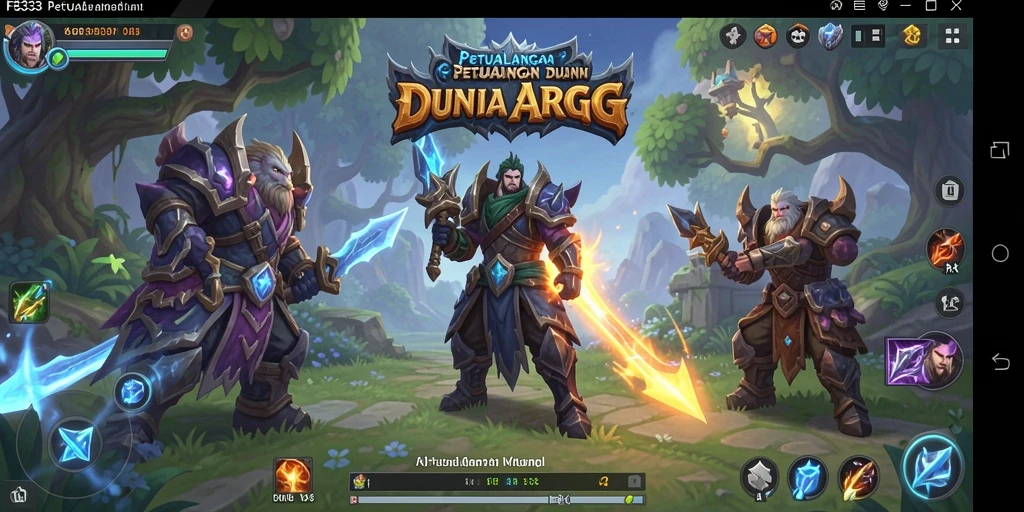 Screenshot menunjukkan aksi seru dalam pertarungan di FB333.
