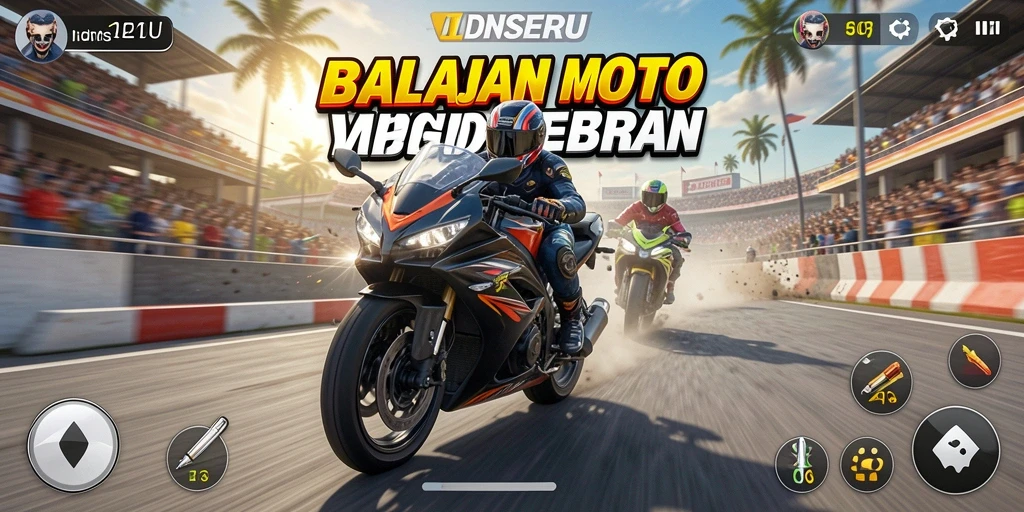 Tampilan gameplay <strong>IDNSERU</strong> yang mendebarkan dan penuh aksi.