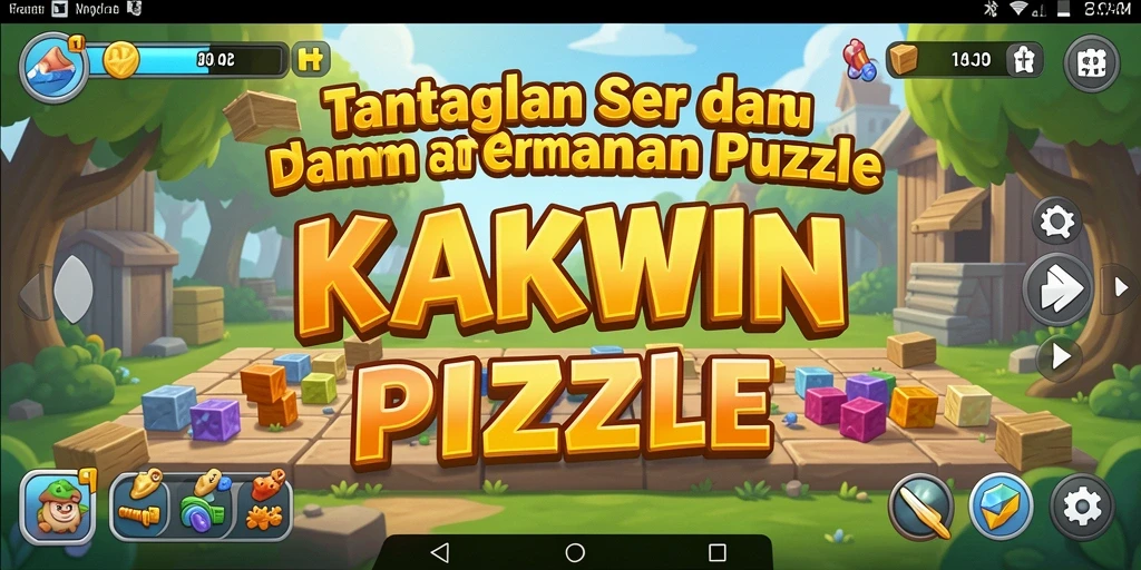 Tampilan gameplay KAKWIN yang penuh warna dan tantangan.