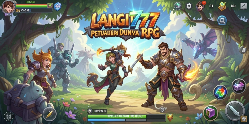 Tampilan gameplay LANGIT777 yang menakjubkan dan penuh aksi.