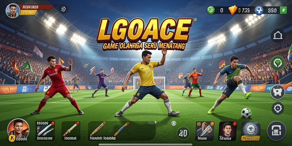 Tampilan gameplay LGOACE yang menarik dan dinamis dalam pertandingan olahraga.
