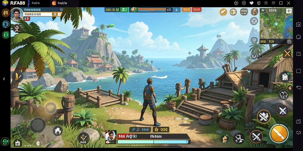 Gameplay menakjubkan RAFA88 yang mengeksplorasi dunia terbuka.