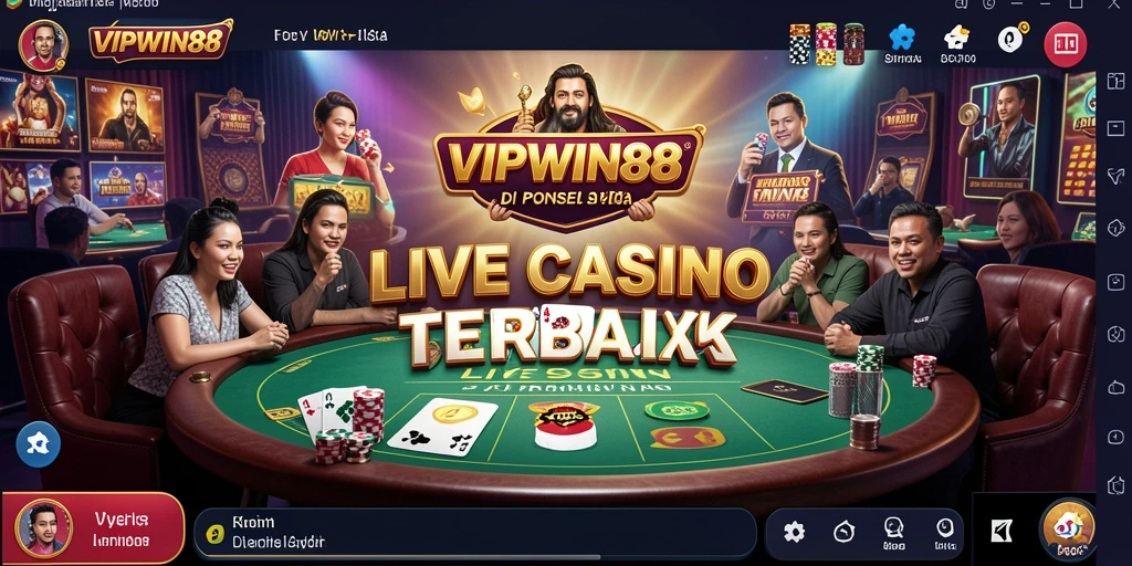 Screenshot gameplay Live Casino VIPWIN88 yang mengasyikkan.
