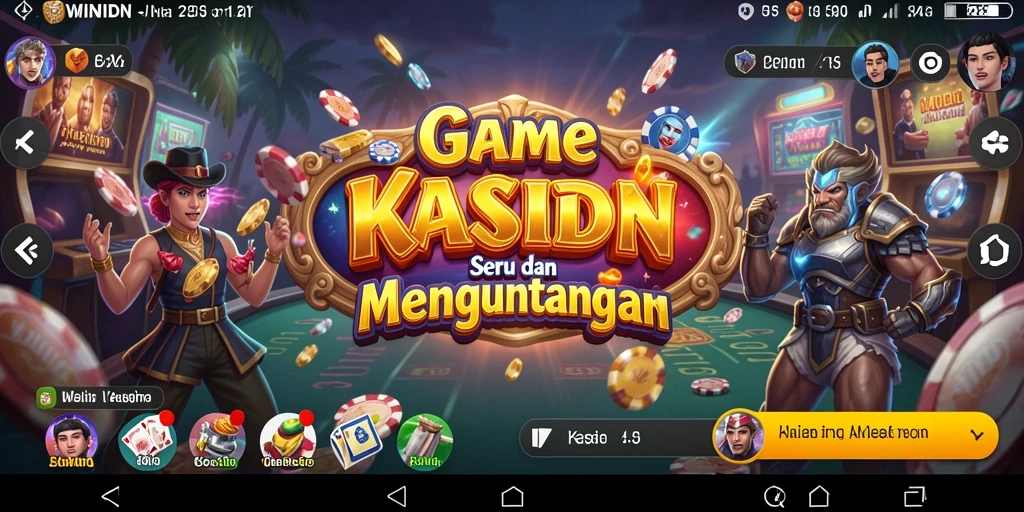 Tampilan menarik permainan kasino di WINIDN yang menghibur.