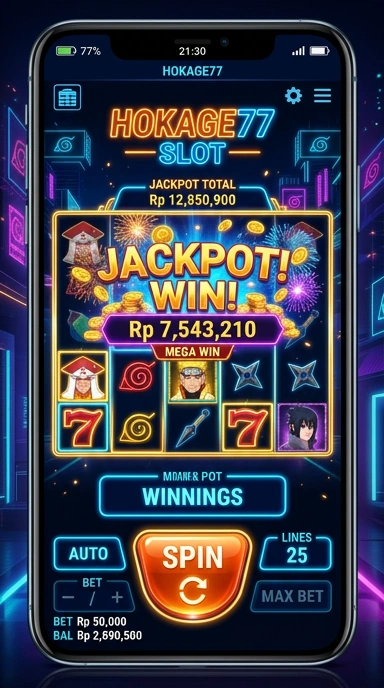 Proses unduh aplikasi dengan cepat di hokage77.